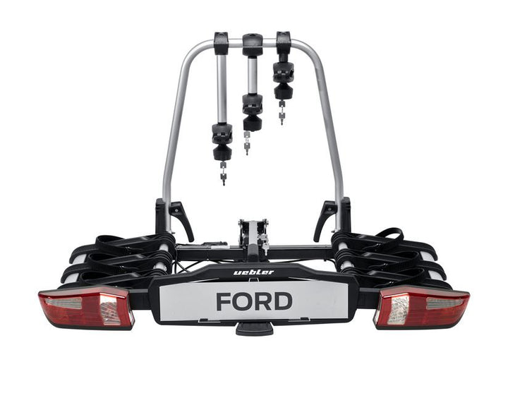 Porte-vélos Uebler sur attelage X31-S inclinable pour 3 vélos