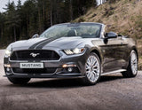 Bandes décoratives autocollantes noires Herpa print Ford Mustang 03/2018-03/2023