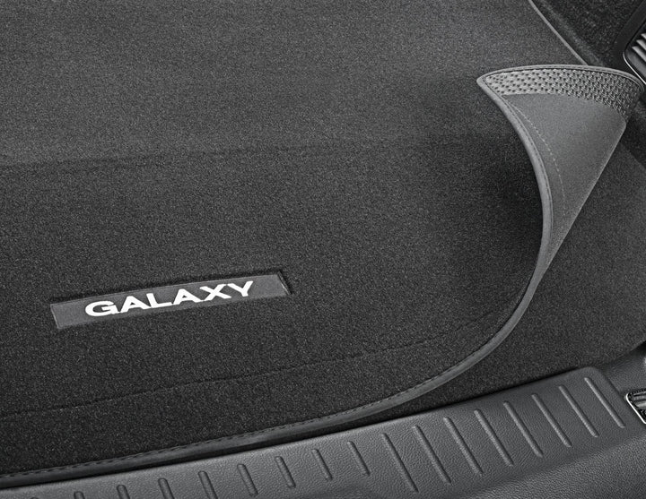 Tapis de coffre reversible et dépliable noir pour Ford Galaxy