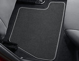 Tapis de sol en velours arrière noirs pour Ford Focus Electric