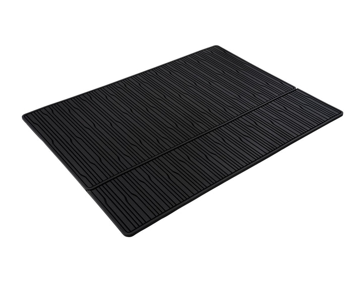 Tapis de sol en caoutchouc arrière noir pour Ford Tourneo Custom