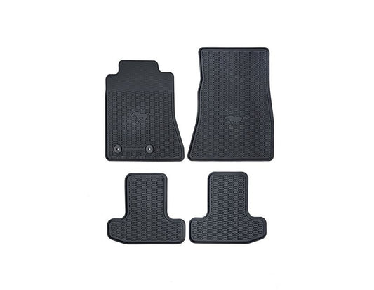 Ford Tapis de sol en caoutchouc avant et arrière, noir