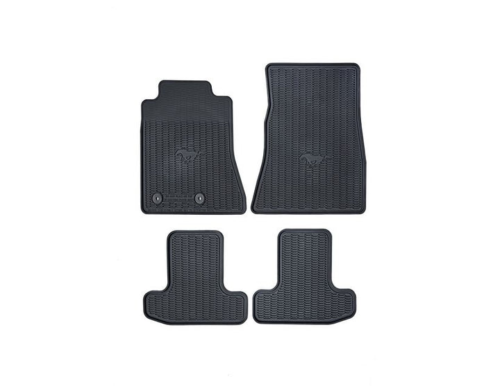 Ford Tapis de sol en caoutchouc avant et arrière, noir