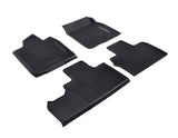 Tapis de sol en caoutchouc avant et arrière noir pour Ford Mustang Mach-E