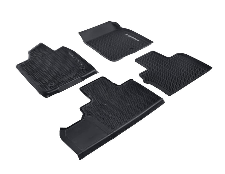 Tapis de sol en caoutchouc avant et arrière noir pour Ford Mustang Mach-E
