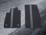 Tapis de sol avant noir Ford surpiqûres et logo Performance en relief