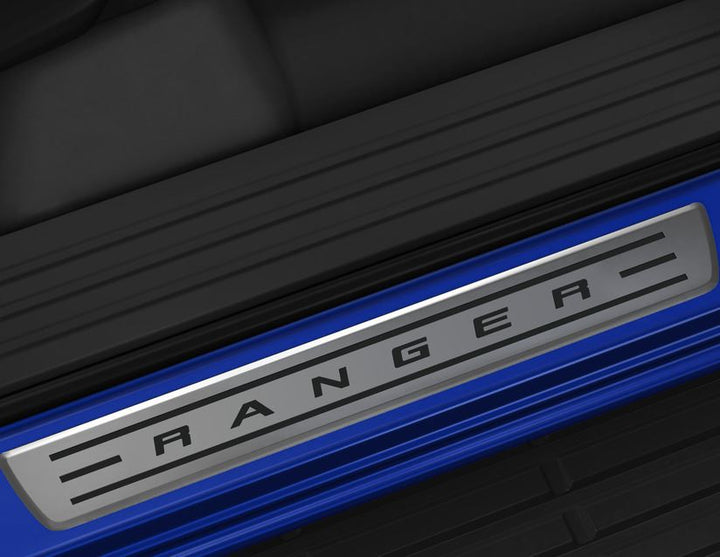 Originale Ford Ranger Seuils de portes en acier inoxydable pour le côté avant droit