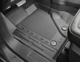Tapis de sol en caoutchouc avant et arrière noir pour Ford Bronco
