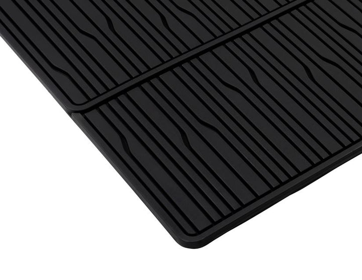 Tapis de sol en caoutchouc arrière noir pour Ford Tourneo Custom
