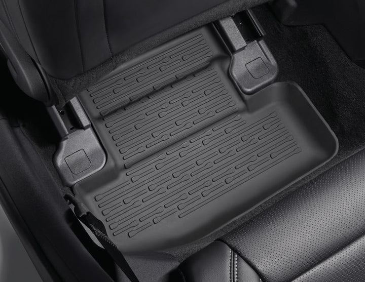 Tapis de sol en caoutchouc avant et arrière noirs pour Ford Mustang