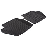 Tapis de sol en caoutchouc arrière noir pour Ford Fiesta 09/2008-06/2017