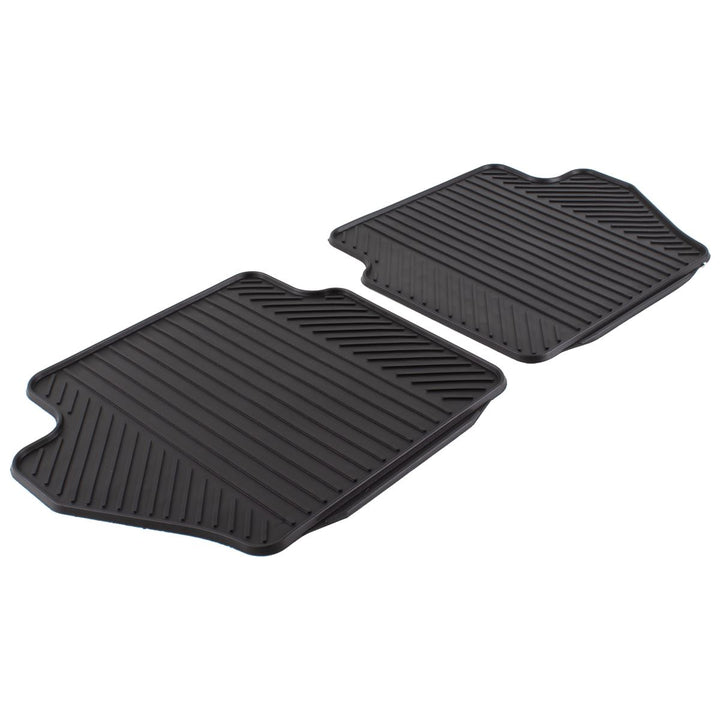Tapis de sol en caoutchouc arrière noir pour Ford Fiesta 09/2008-06/2017