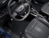 Ford Tapis de sol Velour avant avec surpiqûres gris métal origine constructeur