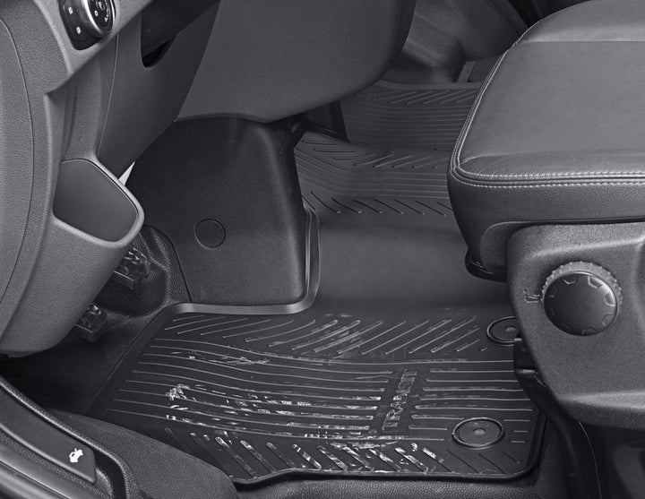 Ford Tapis de sol Caoutchouc avant noirs avec logo Transit origine constructeur