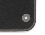 Tapis de sol en velours avant et arrière noir pour Ford Bronco