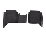 Ford Tapis de sol noir caoutchouc à rebords avant et arrière pour Ford  Ranger