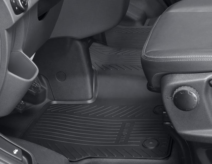 Ford Tapis de sol Caoutchouc avant noirs avec logo Transit origine constructeur