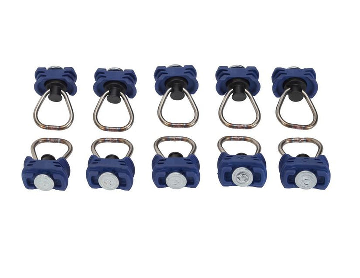Anneaux d’arrimage du chargement bleu pour Ford Transit/Transit