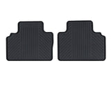 Ford Tapis de sol en Caoutchouc arrière noir résistant durable conçus sur mesure