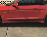 Mustang Bandes décoratives latérales triples Ford Performance Avec lettrage Mustang, noir mat 2018-2023