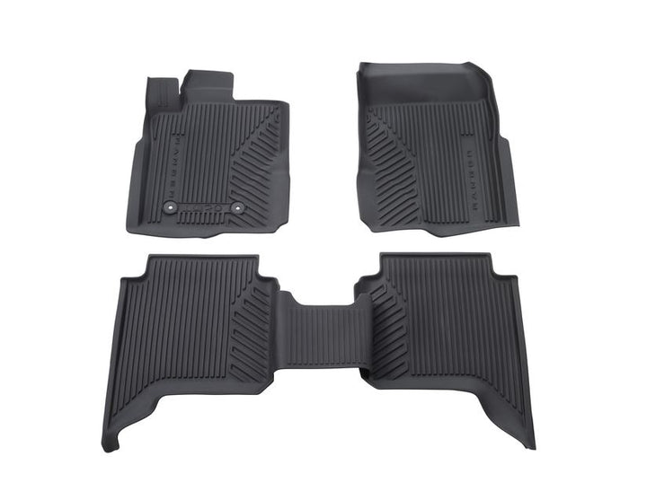 Originale Ford Ranger® Tapis de sol en caoutchouc avant et arrière,noir