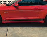 Originale Ford Mustang Bandes décoratives latérales triples Ford Performance avec lettrage Mustang