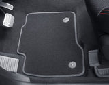 Tapis de sol velours Premium avant et arrière noirs pour Ford S-MAX