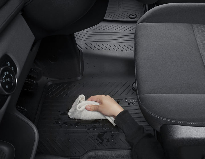 Ford Tapis de sol Caoutchouc avant noirs avec logo Transit origine constructeur