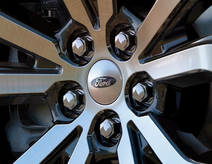 Ford Enjoliveur de moyeu argent avec logo Ford (Explorer 08/2019 – jusqu'à aujourd'hui)
