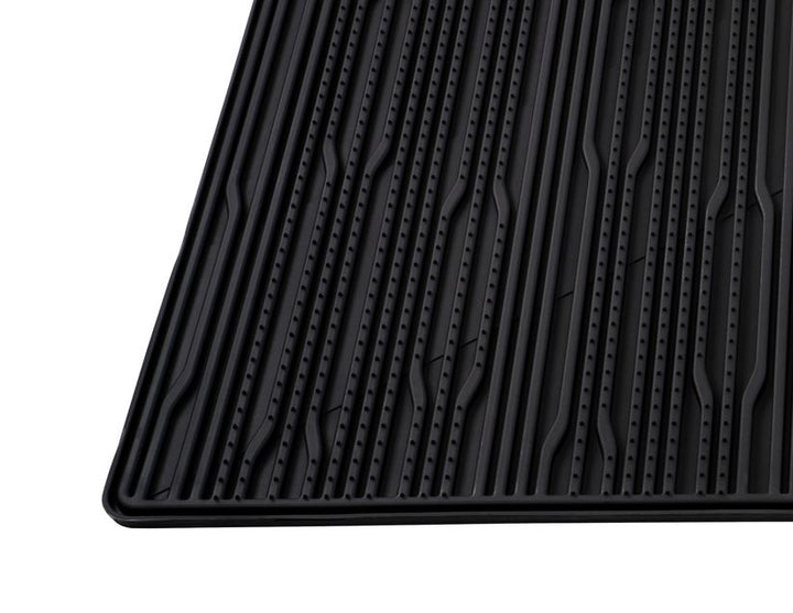 Tapis de sol en caoutchouc arrière noir pour Ford Tourneo Custom