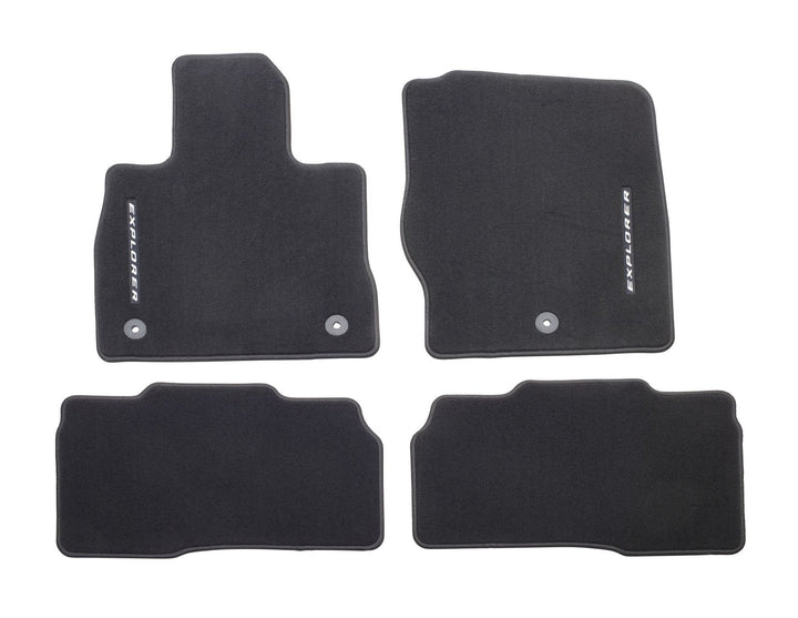 Originale Ford Explorer Plug-In-Hybrid® Tapis de sol en moquette pour les 1ère et 2ème rangées