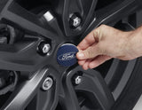 Originale Ford Enjoliveur de moyeu bleu,avec logo Ford