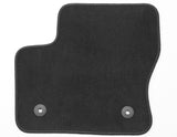 Tapis de sol en moquette avant noirs pour Ford Kuga 11/2012-08/2016