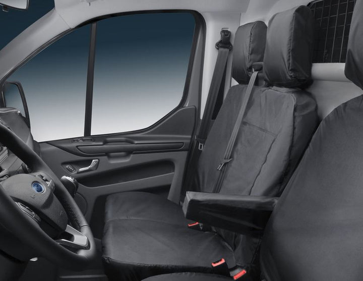 Ford Transit® HDD* Housse de siège pour siège passager double,noir