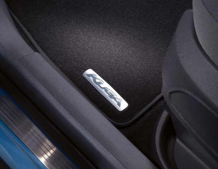 Tapis de sol en velours avant noir pour Ford Kuga 01/2008-10/2012
