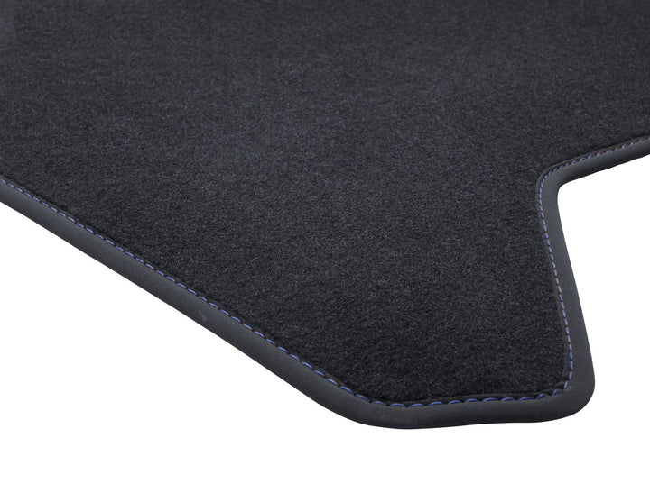 Tapis de sol en velours arrière noir pour Ford Ranger 02/2019-06/2022