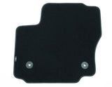 Tapis de sol en velours avant noir pour Ford Galaxy/S-MAX