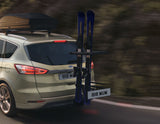Porte-skis et snowboards sur attelage Mottez
