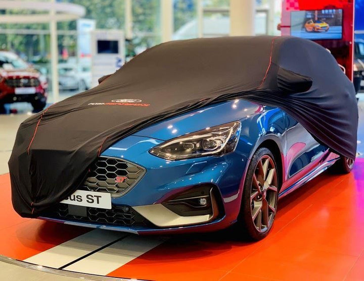 Originale Ford Focus Housse de protection premium noir avec garnissage rouge