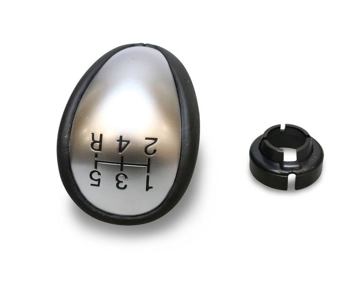 Originale Ford Fiesta/Focus Pommeau de levier de vitesses Finition aluminium et cuir noir