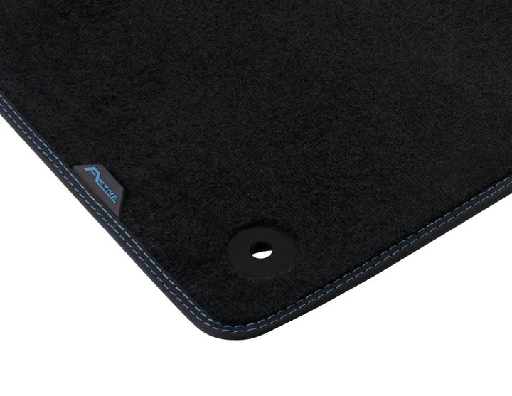 Tapis de sol en moquette avant noirs pour Ford Transit Courier