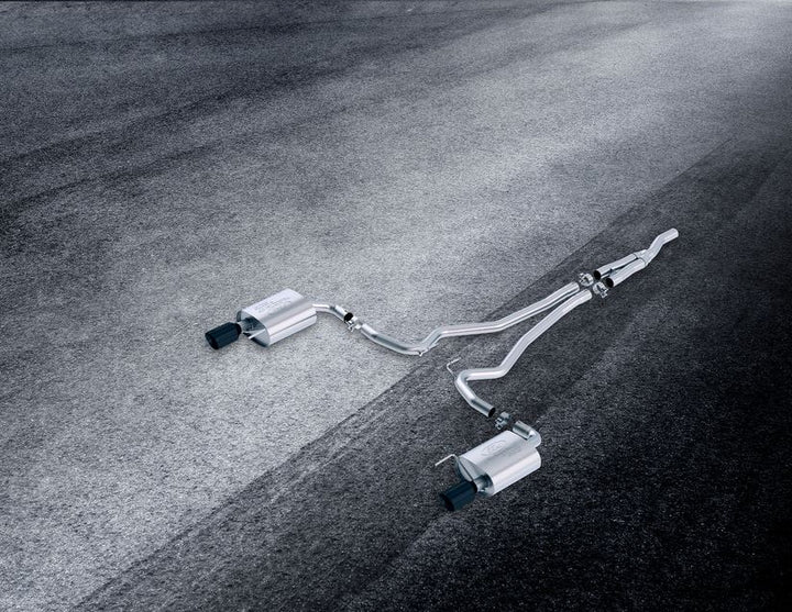 Ligne Y-Pipe sport inox sorties noires Mustang 2.3 EcoBoost 2015–2018 Ford Performance