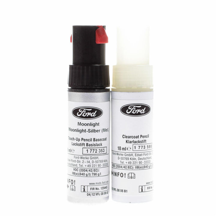 Stylos de retouche peinture Ford 9 ml Gris Étoile Métallisé code couleur : 9QGCWWA
