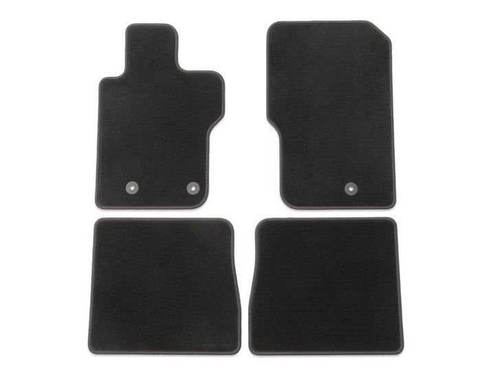 Tapis de sol en velours avant et arrière noir pour Ford Bronco
