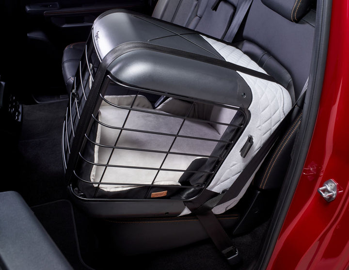 Caisse de transport 4pets Caree pour chiens et chats « Cool Grey » jusqu’à 8 kg
