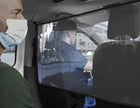 Cloison de séparation souple panneau de protection transparent pour Ford Transit