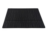 Tapis de sol en caoutchouc arrière noir pour Ford Tourneo Custom