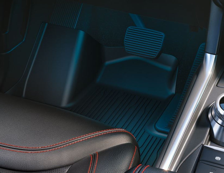 Tapis de sol en caoutchouc avec bords relevés pour Ford Explorer PHEV