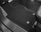 Tapis de sol en velours avant et arrière noir pour Ford Bronco
