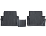 Ford Tapis de sol en Caoutchouc antidérapant arrière noir Jeu de 2 avec rebords